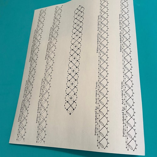 Bobbin Lace Beginners Patterns Patrones Para Mundillo Etsy Australia