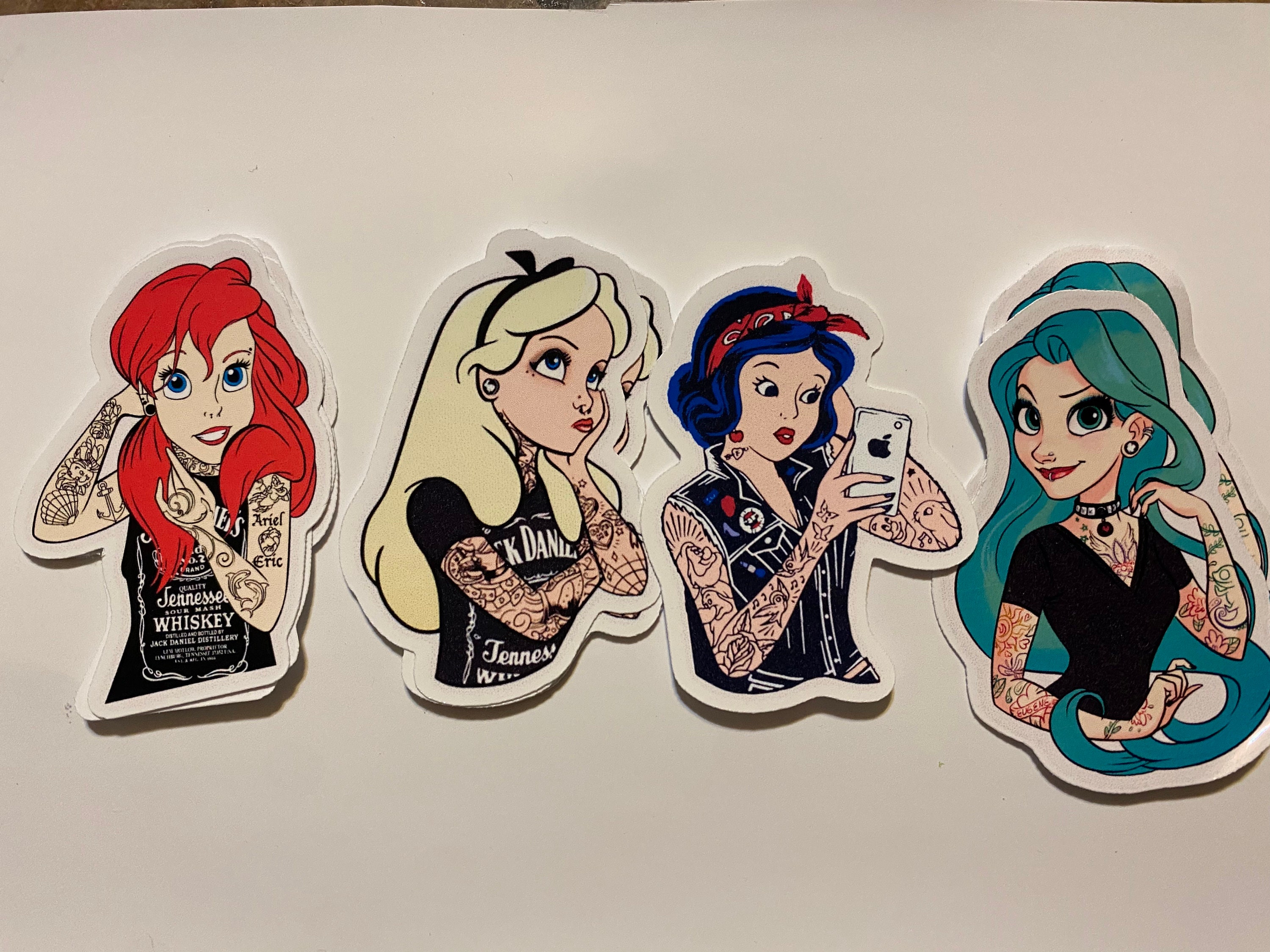 tatted-princess-stickers-etsy