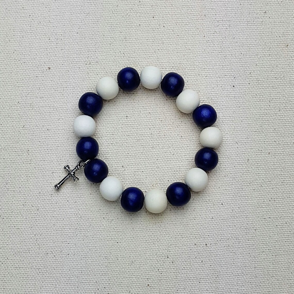 Lord's Prayer DIY bracelet elastic bracelet with wooden Etsy