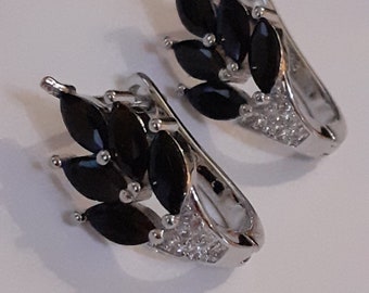 Elfenhafte 925 Silber Ohrringe Ohrhänger Creolen