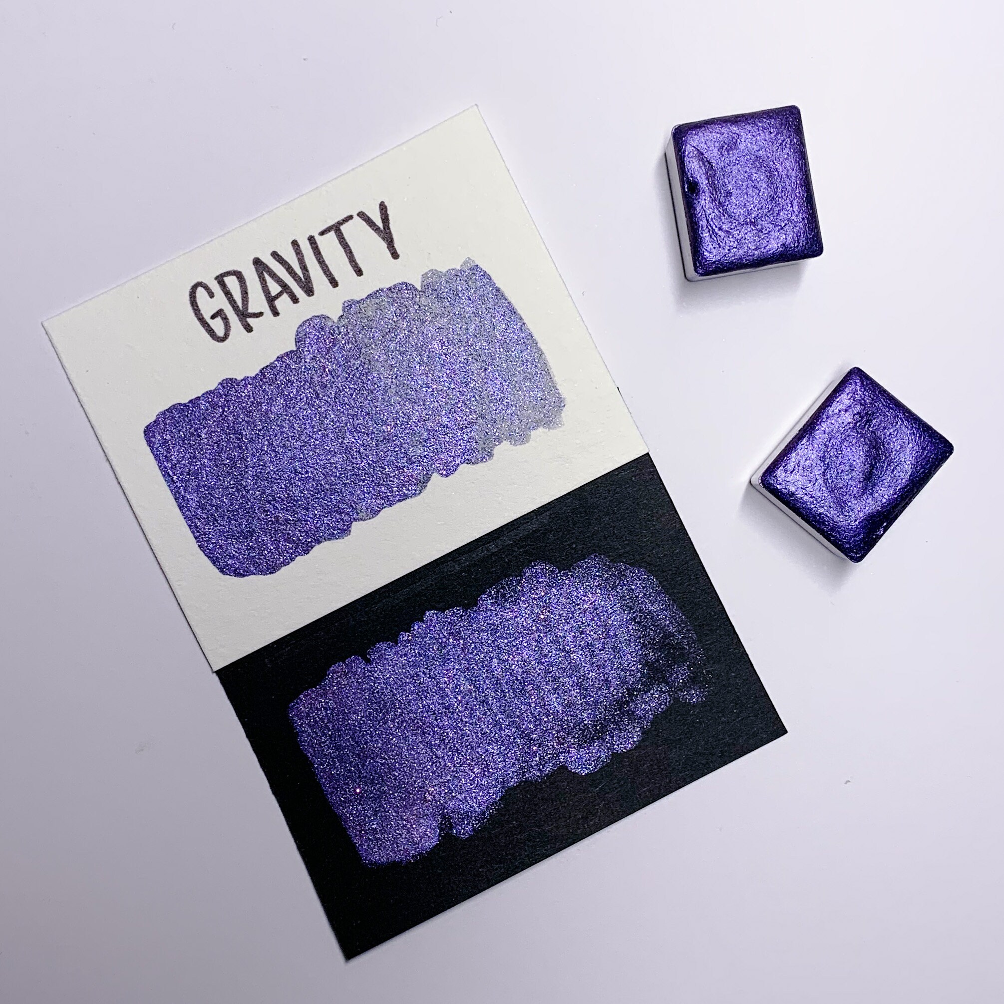 Color Shifting Handmade Metallic Watercolor Gravity Etsy