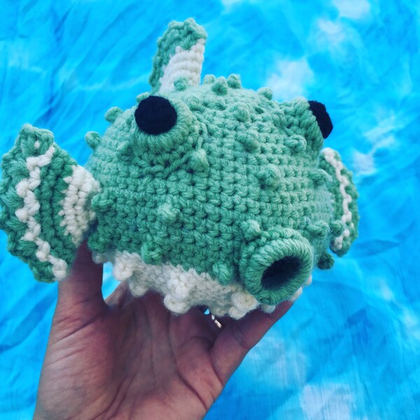 Puffer Fish Toy Etsy