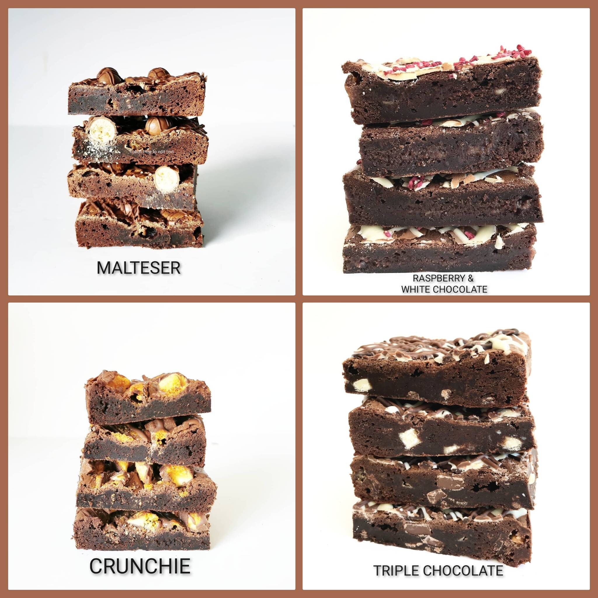 8 Large Letterbox Brownies Available in 15 different Etsy