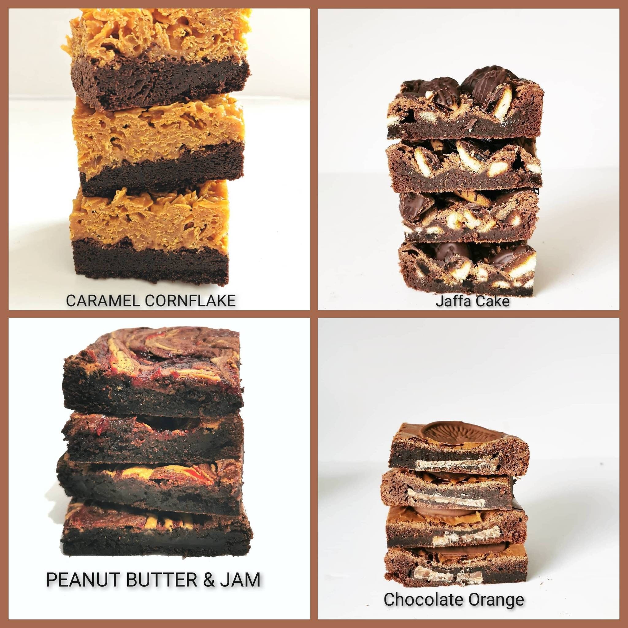 8 Large Letterbox Brownies Available in 15 different Etsy