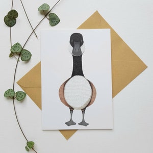 Carte de voeux Canada Goose, illustrée à la main, A6