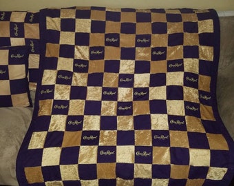 Crown Royal Quilt Over 70 Customizable Or Handmade Options Etsy