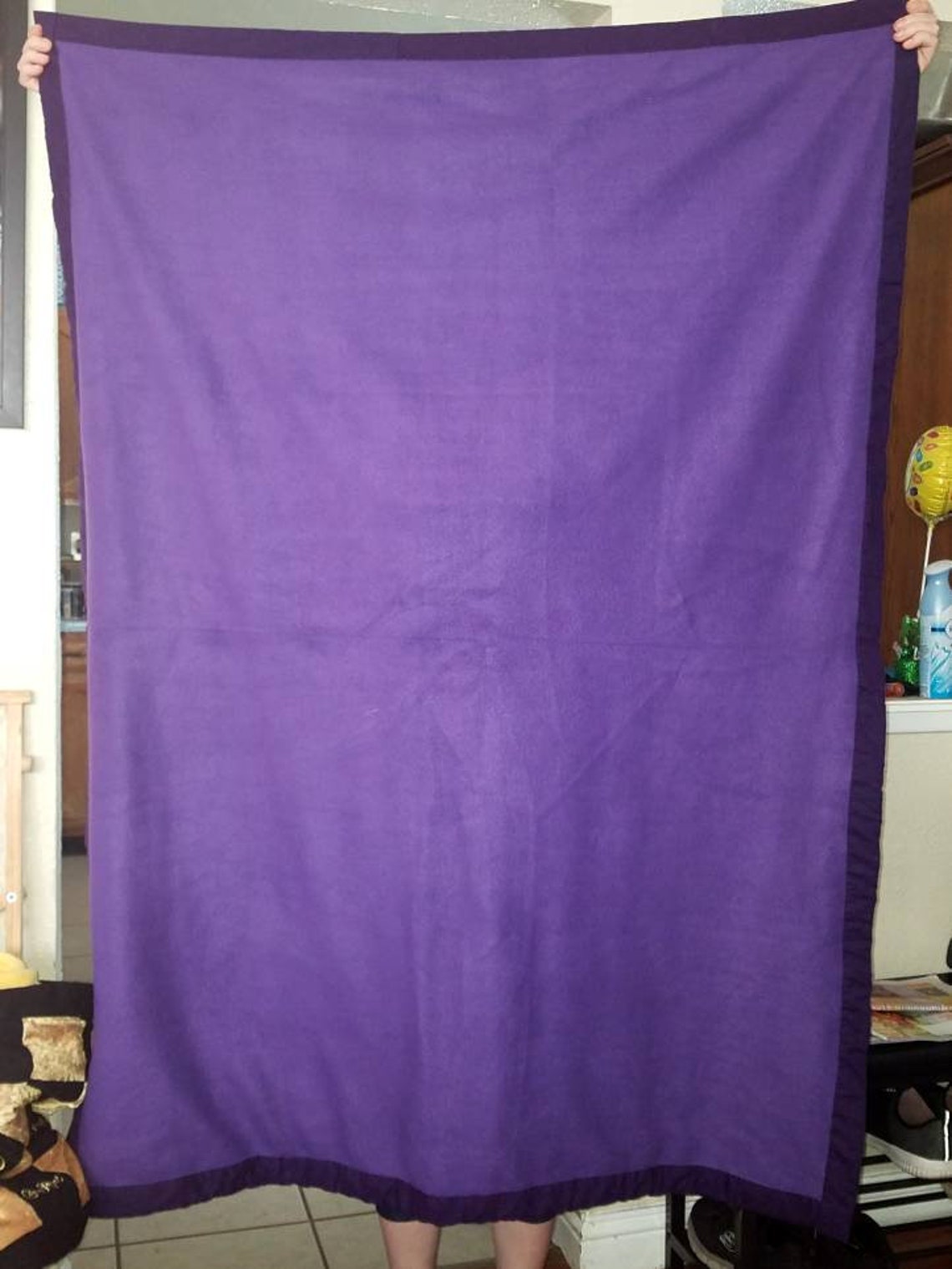 Perfect Present Gift Crown Royal Blanket Made From Purple Bags Etsy