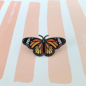 Monarch Butterfly Hard Enamel Pin