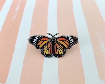 Monarch Butterfly Hard Enamel Pin
