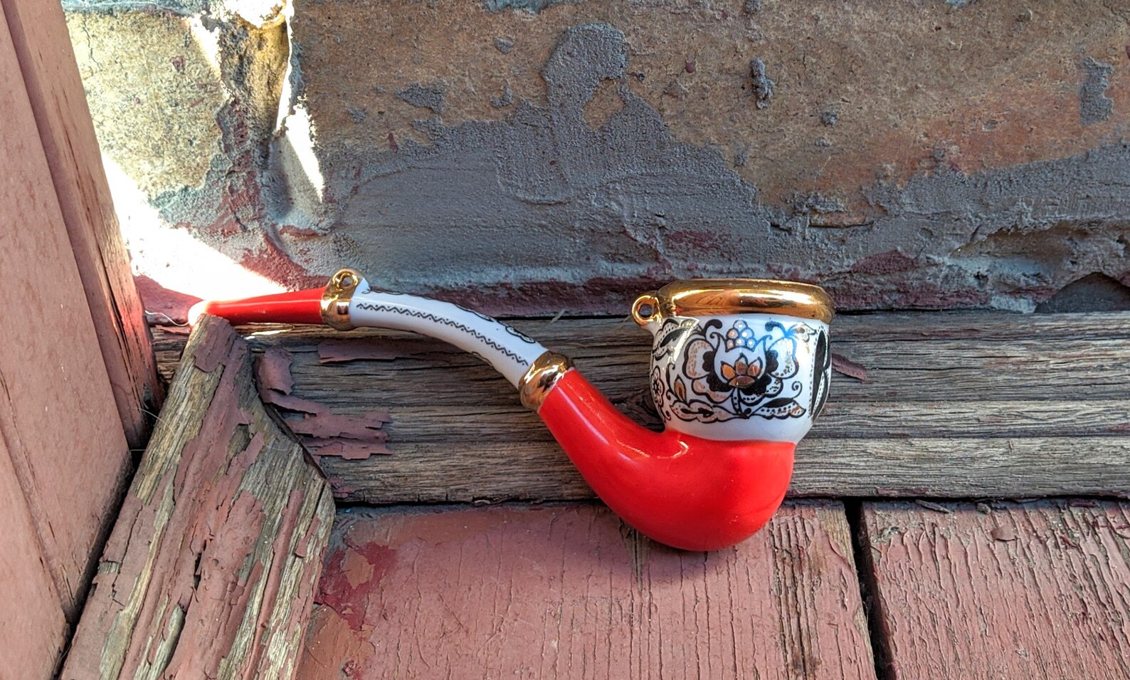 Vintage Porcelain Pipe USSR Ceramic Tobacco Pipe Smoking Etsy