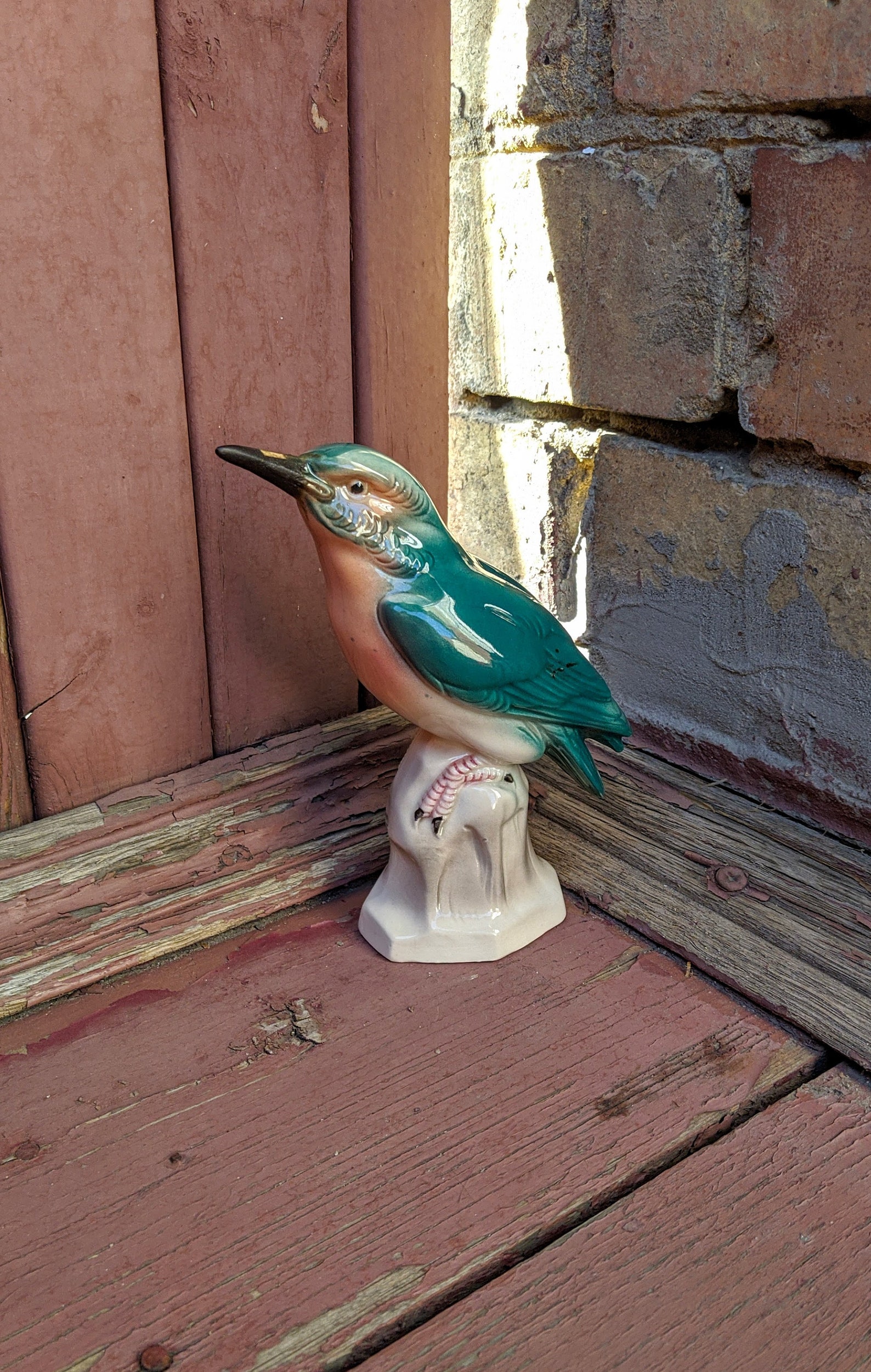 Vintage Ceramic Bird Porcelain Statuette Collectible Gift Etsy