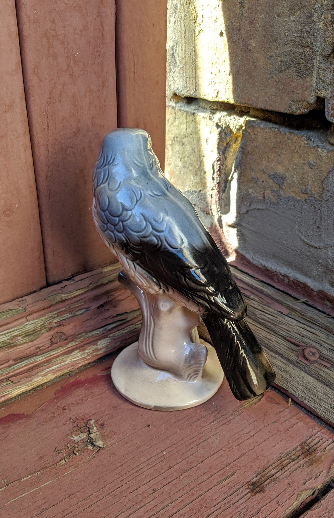 Vintage Ceramic Birds Porcelain Statuette Collectible Gift Etsy