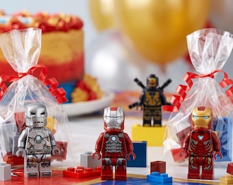 Collectible Comic Hero Minifigures - Unlock Your Super Party With Iron Man Armor Party Favors!