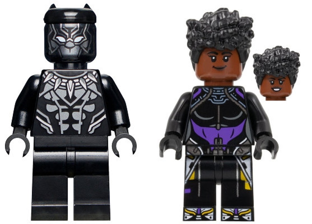 LEGO® BLACK PANTHER Marvel Minifigure Shuri or T'challa - Etsy