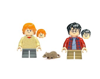 Harry Potter Ron Weasley and Scabbers LEGO Minifigure Collection
