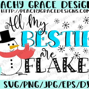 snowman svg, svg, snowflake, winter, cricut, silhouette, cutting file, sassy svg, printable, sublimation,  PeachyGraceDesigns