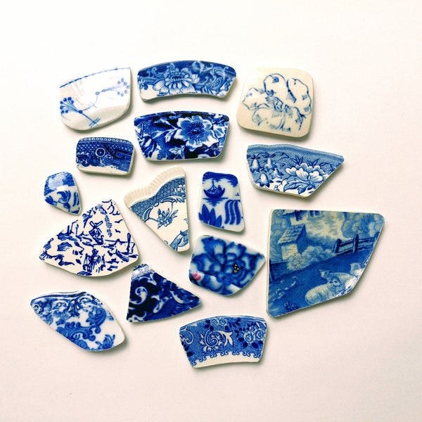 Vintage Broken Pottery/China Pieces for Jewelry Mosaics Crafts