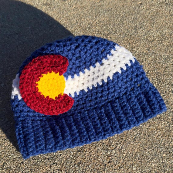 Colorful Crochet Beanie with Red C Logo New calcifer beanie in the original anime orange/red color  main image 4