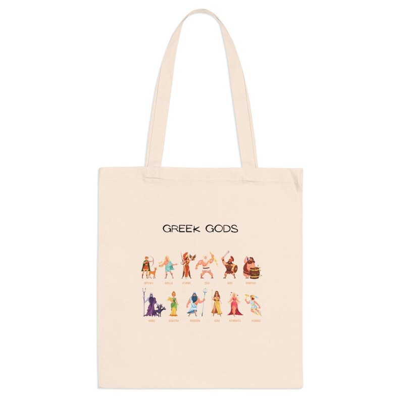 Greek Gods Tote Bag Ancient Myth Gift Greek Gods Gift Etsy
