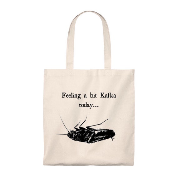 Franz Kafka tote bag Metamorphosis insect gift literary | Etsy