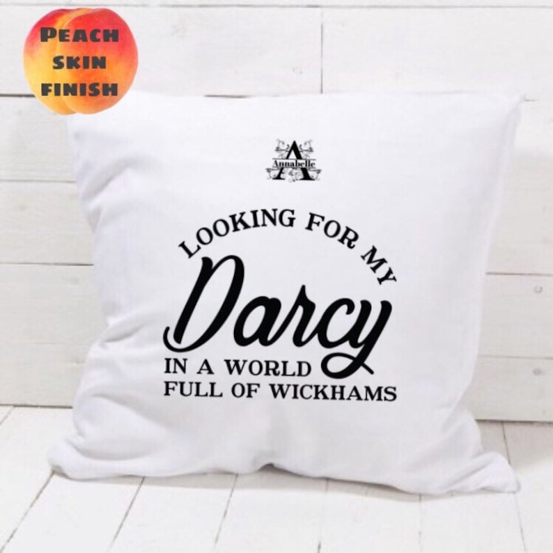 Pride & Prejudice Pillow Cover Jane Mr darcy pillow | Etsy