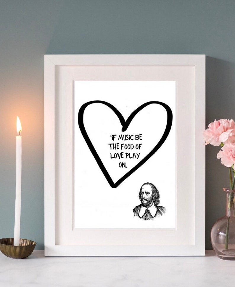 Shakespeare quote famous quote wall art framed quote life quotes wall print book lover gift wall decor inspirational quote bookworm