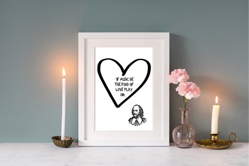 Shakespeare quote famous quote wall art framed quote life quotes wall print book lover gift wall decor inspirational quote bookworm