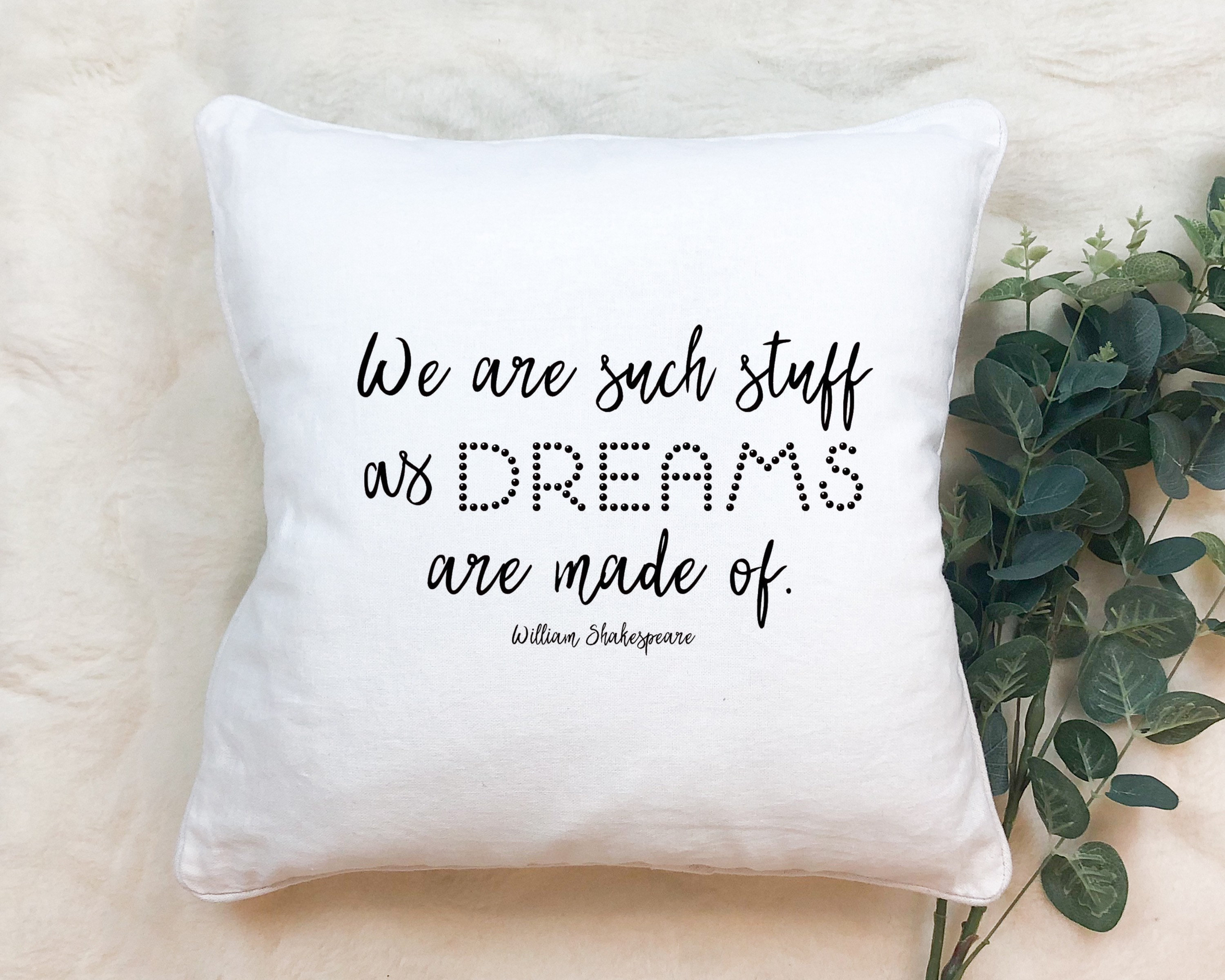 etsy monogram pillow