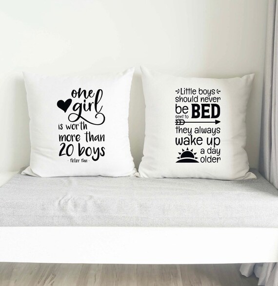 Peter Pan personalised pillows Peter pan pillow | Etsy