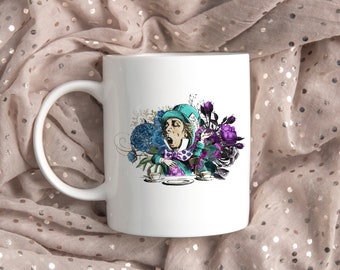 Alice in wonderland Alice in Wonderland Mug tea mad hatter personalised mug 