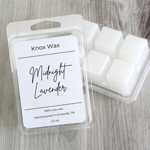 Midnight Lavender | 100% soy wax melts | floral wax melts | fresh wax melts | lavender wax melts | fresh wax melts | strong scented wax melt