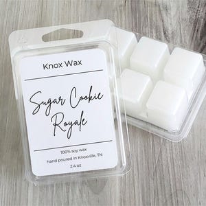 Sugar Cookie Royale | 100% soy wax melts | sugar cookie wax melts | bakery wax melts | vanilla wax melts | strong scented wax melts
