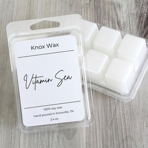 Vitamin Sea | 100% soy wax melts | summer wax melts | fruity wax melts | strong scented wax melts