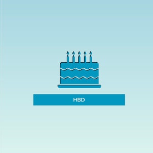 Download digital de cartão de aniversário minimalista personalizado