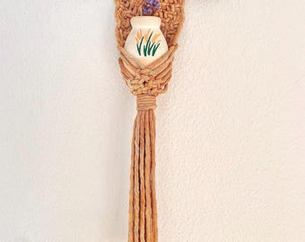 Mini Macrame Plant Hanger /Macrame  Wall Hanging / Boho Home Decor