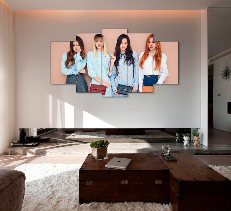 Blackpink wall decor Blackpink on canvas Blackpink K pop Etsy