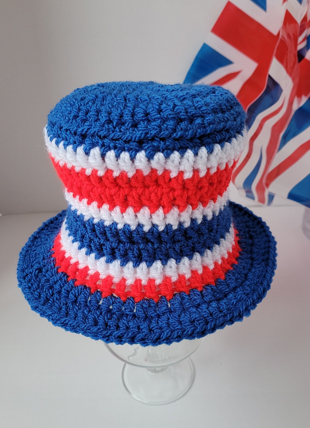 King Charles, Top Hat, Baby Top Hat, Crown, Baby Patriotic Hat, Costume Hat, Kings Coronation