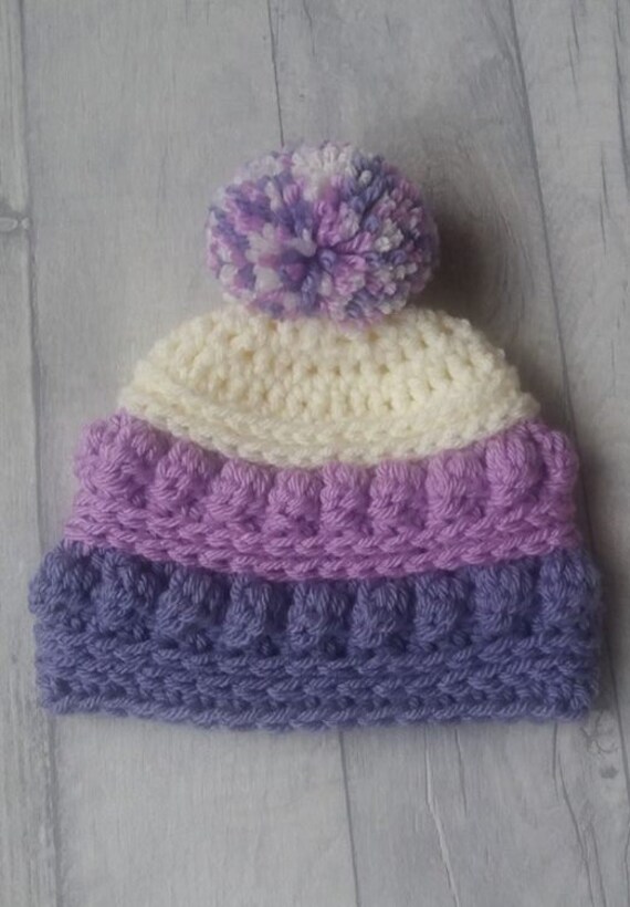 baby girl bobble hat