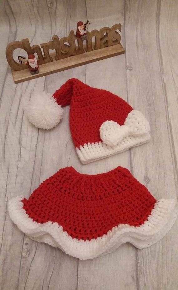 baby mrs santa outfit