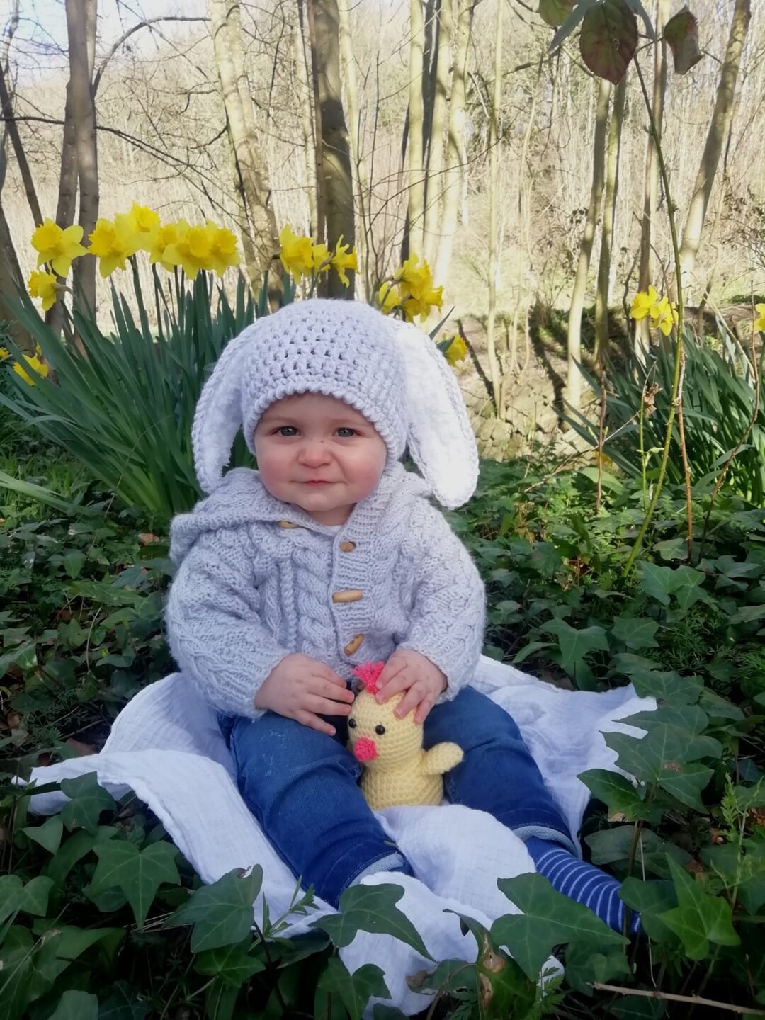 Easter Bunny Hat/easter Bunny Beanie/easter Hat/reborn