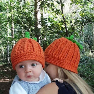 Pumpkin hats/baby pumpkin hat/kids pumpkin hat/adult pumpkin hat/halloween hat/toddler pumpkin hat/photo shoot/holiday hat/orange hat/beanie