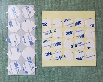 Wax Seal Adhesive Backings in 1 inch (25mm) or .75 inch (20mm)- (Choose quantity)