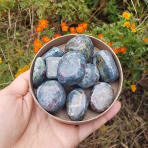 Ruby Kyanite Tumble (Polished rock)