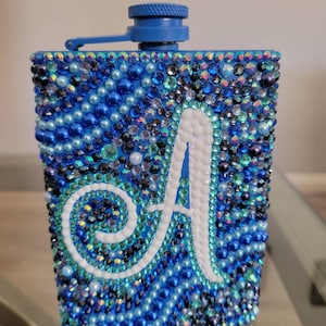 Personalized Bling Flask
