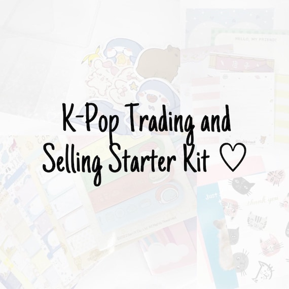 Photocard Trading Starter Kit kpop Deco Kit Toploader 