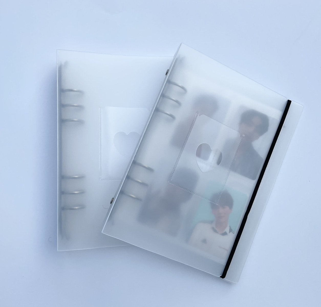 A5 Sticker Storage Book, PVC Zipper Binder, Card Storage, 6 Ring Binder,  Clear Cover, Storage Album, Back to School, Scrapbook Organizer 