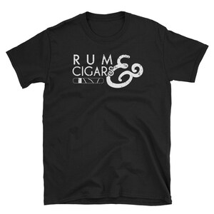 Rum und Zigarren Raucher Shirt Zigarrenliebhaber Geschenk Zigarrenraucher Shirt