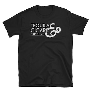 Tequila e sigari camicia sigaro amante regalo sigaro fumatore