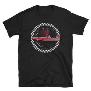Boat Racing Shirt Love Speed Boat Racing Shirt Checkered Flag Motorboat Shirt