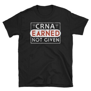 CRNA Nurse Shirt Certified Registered Anesthetist Anesthesiologist Nurse Shirt